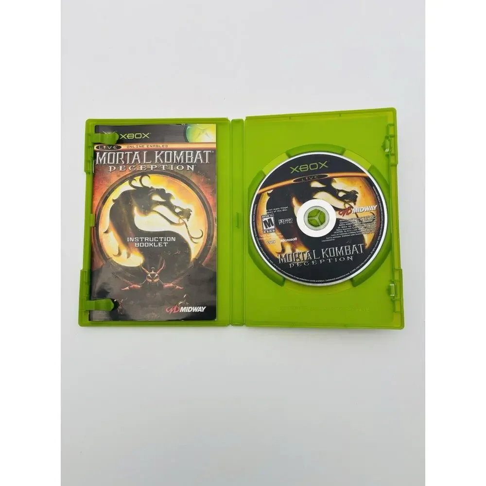 Mortal Kombat Deception (Microsoft Xbox, 2004) Complete CIB w/ Manual Tested